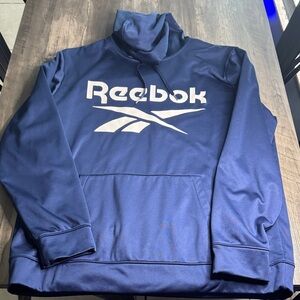 Reebok Blue Hoodie with Logo